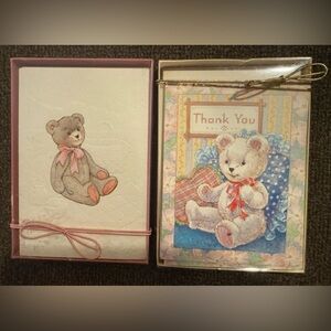 Pink and Brown Stationery Set for Office